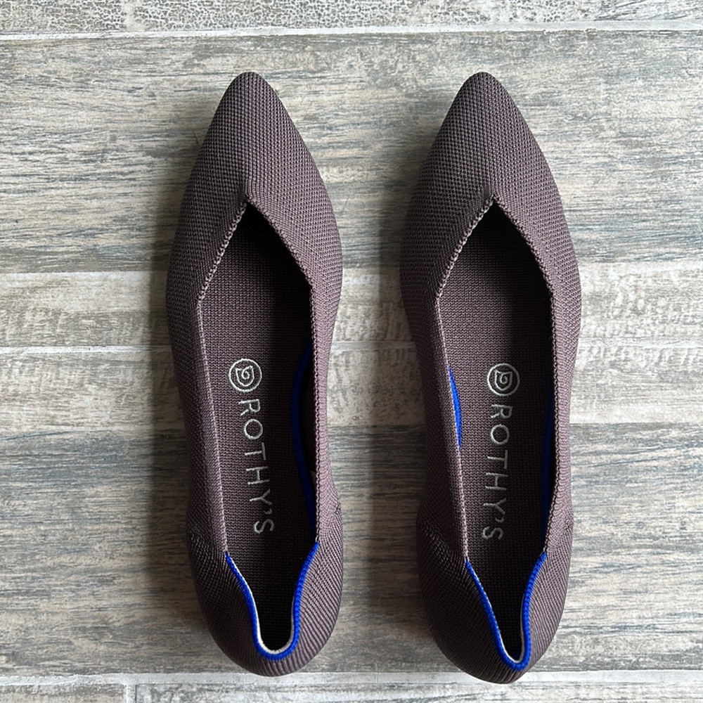 New!! Rothy’s The Point In Mink / Color Retired/ - image 6